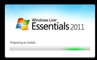 Windows Live Essenetials Screen